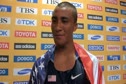 Ashton Eaton after running big PR to get decathlon silver medal at Daegu 2011 World Championships