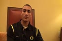 Ashton Eaton before the 2010 Bowerman Awards