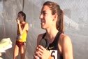 Becca Friday Oregon after qualifying for 800 2010 NCAA West Preliminary