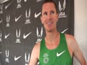 Ben Bruce after qualifying to Steeple final at USATF Outdoor Championships 2011