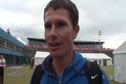 Ben Bruce day after steeple with hugs at 2010 London Diamond League