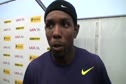 Bershawn Jackson after 400H victory and wrapping up DL at 2010 London Diamond League