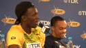 Bolt on if there was a tailwind and limits in the 100 and 200 IAAF World Championship Press Conference