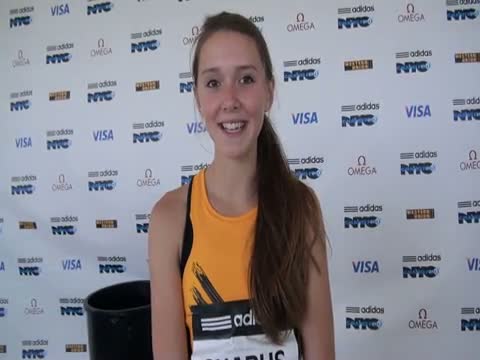 Cami Chapus runs 4:42 to win Dream Mile at adidas Grand Prix 2011