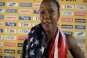 Carmelita Jeter wins silver medal in 200 after doubling at Daegu 2011 World Track Championships
