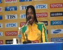 Caster Semenya and Janeth Jepkosgei statements on 800 race at Daegu 2011