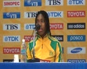 Caster Semenya compares 2009 gold medal and 2011 silver medal after Daegu 2011