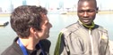Champion Peter Kamais of Kenya after the 2010 NYC Half Marathon