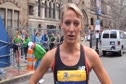 Charlotte Browning after 2011 Boston Marathon BAA Road Mile