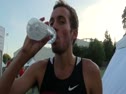 Chris Derrick after 7th place 5k finish at USATF Outdoor Championships 2011