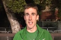 Chris Solinsky after pacing the 10k at the 2011 Payton Jordan Invitational