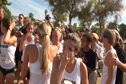 Colorado crowd celebrates after girl's team title at Pac-12 XC Champs 2011