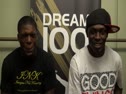 Cousins Marvin Bracy and Levonte Whitfield before Dream 100 2011 adidas Golden Stripes