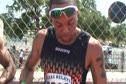 Darvis Patton and Wallace Spearmon after 4x100 2011 Texas Relays