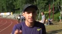 David Torrence after 800 at 2010 Braschaat Meeting