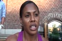 Debbie Dunn after 2nd in 400 at 2010 Stockholm Diamond League