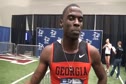 Defending 400 champ Torrin Lawrence UGA after semis 2011 NCAA Indoors