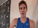 Derek Scott after qualifying to Steeple final at USATF Outdoor Championships 2011