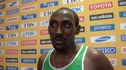 Deresse Mekonnen after missing 1500 final with hurt foot at Daegu 2011 World Track Championships