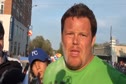 Dylan Armstrong after winning 2011 Kansas Relays Street Shot