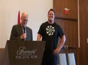 Dylan Armstrong at press conference Harry Jerome International Track Classic 2011