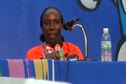 Edna Kiplagat what makes her a champion - Women's Marathon Press Conference Daegu 2011 World Champs