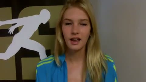 Eleanor Fulton before Dream Mile 2011 adidas Golden Stripes