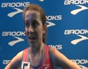 Erin Finn making race in 2 girls at Brooks PR Invite 2012