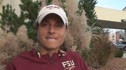 FSU Coach Karen Harvey before the 2009 NCAA XC Championships