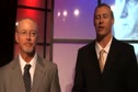 FSU Coaches Ken Harden and Dennis Nobles after Bowerman Awards 2011