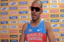 Felix Sanchez enjoys his 34th birthday present, qualifying for 400H final at Daegu 2011 World Championships Day 4 Interviews