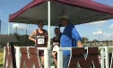 Flood and Decker after HS Gold at 2009 Roy Griak
