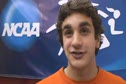 Freshman Robby Andrews after 800m Prelim 2010 NCAA Indoor Championships