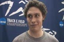 Frosh Curtis Beach after 12th in Hep and 1k Hep WR at the 2010 NCAA Indoor Championships