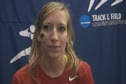 Frosh Stephanie Brown after 800 prelims 2010 NCAA Indoor Championships