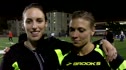 Gabriel Anderson and Katie Mackey the Brooks Beasts after PR 1500s at USATF Oxy HP 2012