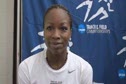 Gabby Mayo after 60 dash prelims 2010 NCAA Indoor Championships