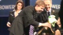 Galen Rupp accepting the 2009 Bowerman Award
