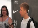 Galen Rupp after making 5k team at USATF Outdoor Championships 2011