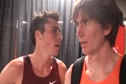 Garrett and Elliot Heath after the 1500 Prelims 2010 USATF Championships