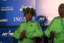 Geoffrey Mutai talks about the World Record after ING NYC Marathon 2011