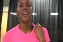 Ginnie Powell after 1st round 100H 2010 USATF Championships