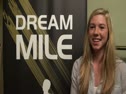 Hailey Pierce before Dream Mile 2011 adidas Golden Stripes