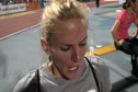 Heidi Dahl after 800 at 2010 Lignano