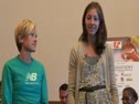 Helen Crofts and Hilary Stellingwerff at press conference Harry Jerome International Track Classic 2011