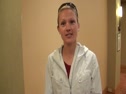 Hilary Stellingwerff after runner up 1500 finish at Harry Jerome International Track Classic 2011