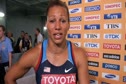 Hyleas Fountain after emotional day 1 in heptathlon and sitting 3rd at Daegu 2011 World Championships