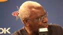 IAAF Pres congratulates Bolt