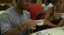 Drinking an Italian cappuccino correctly with Susan K