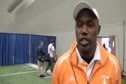JJ Clark before the 2011 NCAA Indoor Championships